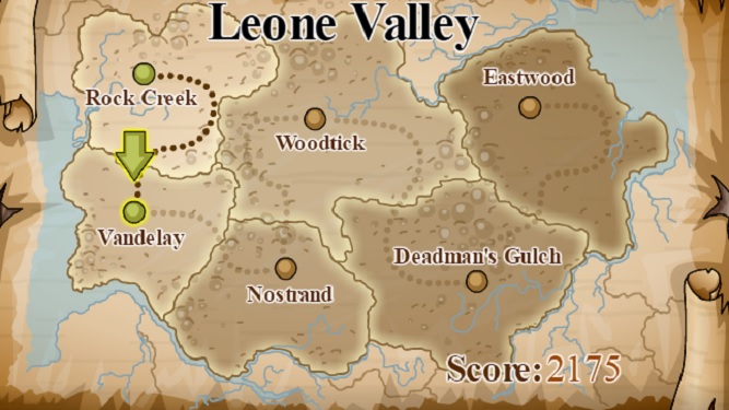 Gunshot cowboy leone valley map