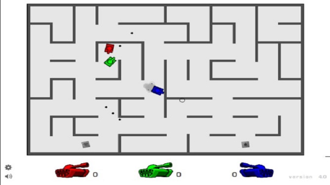 Tank trouble AZ V4 maze shooting